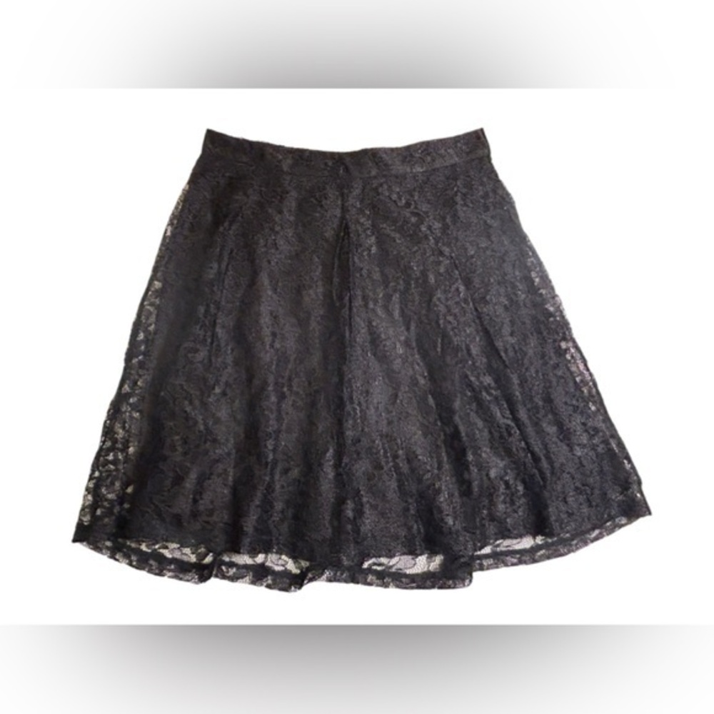 Express Women’s Black Lace with Lining Mini Skirt Size 6
